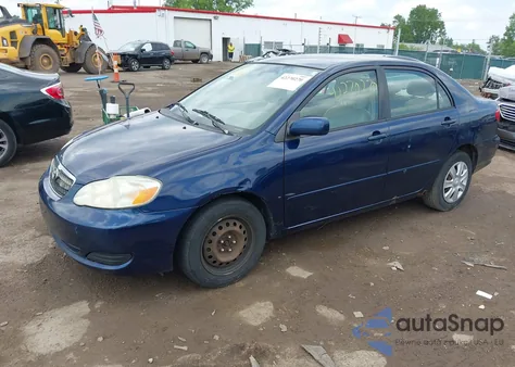 2006 Toyota Corolla Le из США, поврежденный, VIN 2T1BR32EX6C645052